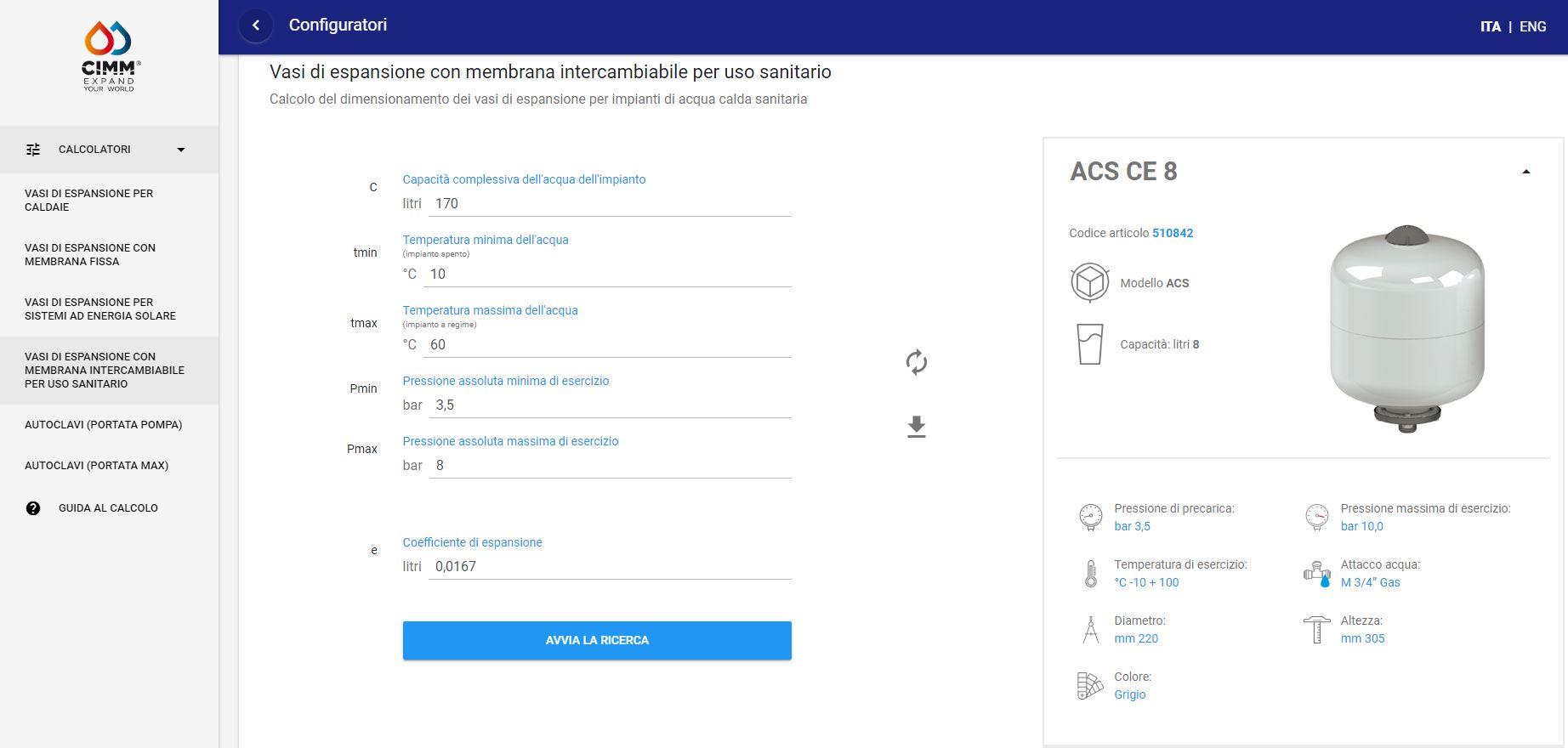 Come dimensionare correttamente i vasi di espansione