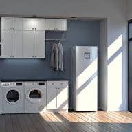 Pompa di calore aria/acqua compatta e facile da installare